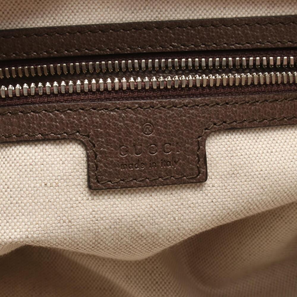 Gucci Sherry Tote Bag Canvas Ivory White Green Red - Picture 4 of 4